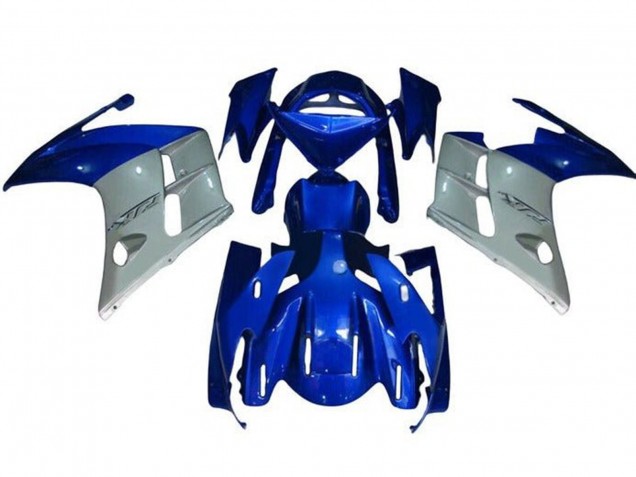 2007-2012 Yamaha FJR1300 Motorcycle Fairings - Blue Silver Canada Suppliers