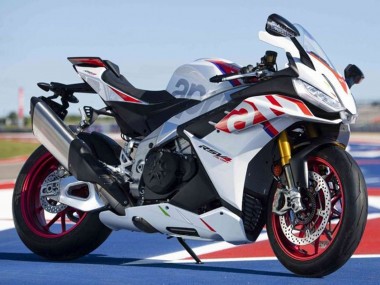 2021-2024 Aprilia RSV4 1100 Motorcycle Fairings - White Red Blue Canada Suppliers