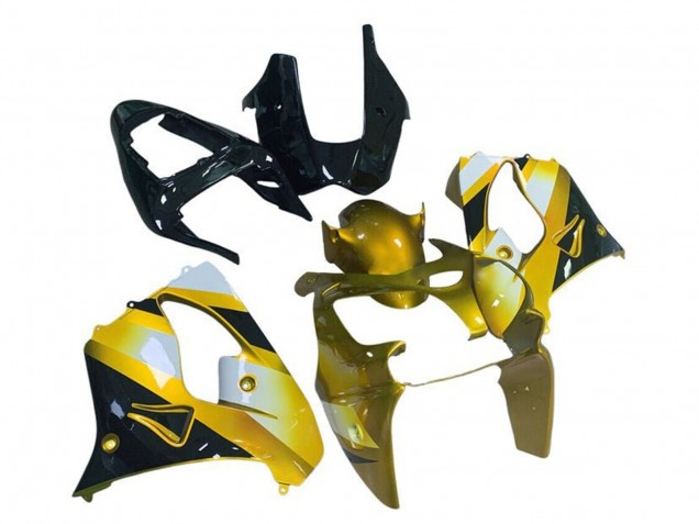 2002-2003 Kawasaki ZX9R Motorcycle Fairings - Yellow White Black Canada Suppliers