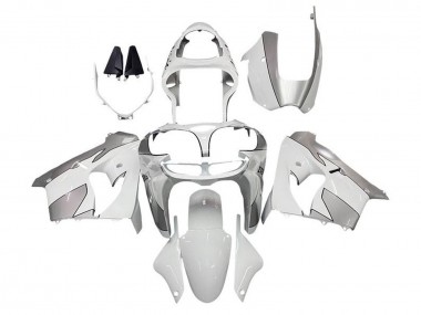 2002-2003 Kawasaki ZX9R Motorcycle Fairings - White Silver Canada Suppliers