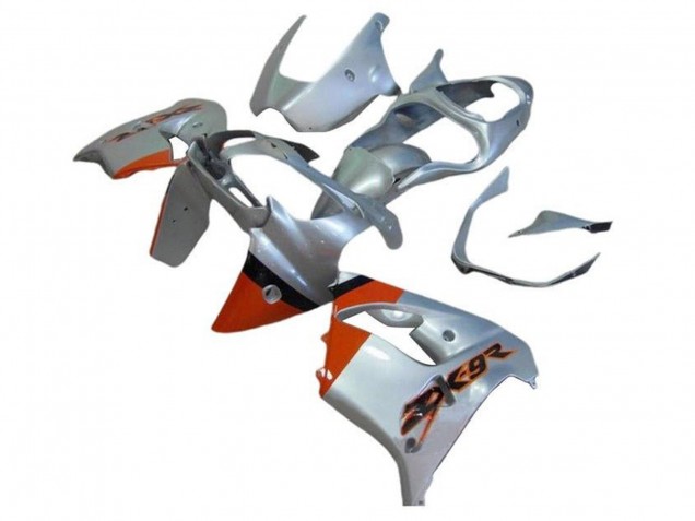 2002-2003 Kawasaki ZX9R Motorcycle Fairings - Silver Orange Black Canada Suppliers