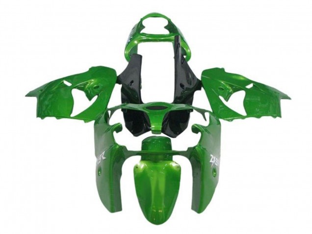 2002-2003 Kawasaki ZX9R Motorcycle Fairings - Green Black Canada Suppliers