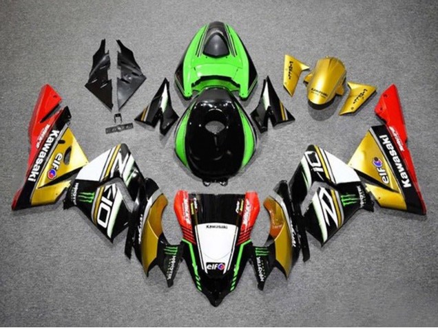2004-2005 Kawasaki ZX10R Motorcycle Fairings - Gold Black Green White Red Canada Suppliers