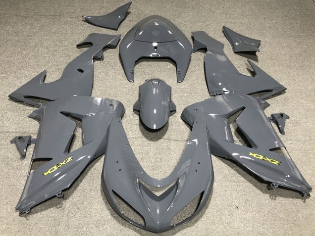 2006-2007 Kawasaki ZX10R Motorcycle Fairings - Nardo Grey Yellow Canada Suppliers