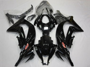2011-2015 Kawasaki ZX10R Motorcycle Fairings - Glossy Black Red Canada Suppliers