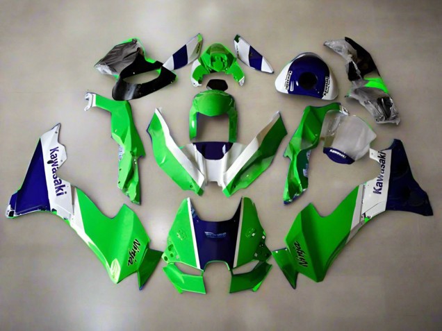 2021-2025 Kawasaki ZX10R Motorcycle Fairings - Green White Blue Canada Suppliers