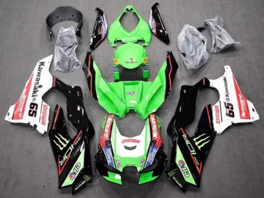 2021-2025 Kawasaki ZX10R Motorcycle Fairings - Green Black Red White Blue Showr Elf Monster 65 Canada Suppliers