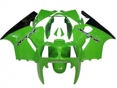 2000-2001 Kawasaki ZX12R Motorcycle Fairings - Green Black Canada Suppliers
