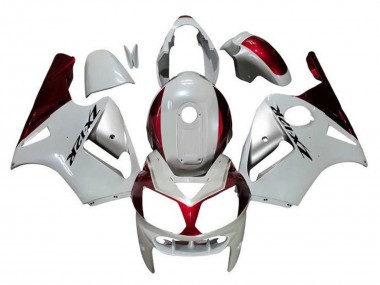 2000-2001 Kawasaki ZX12R Motorcycle Fairings - White Silver Red Black Canada Suppliers