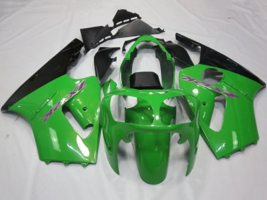 2000-2001 Kawasaki ZX12R Motorcycle Fairings - Green Black Purple Canada Suppliers