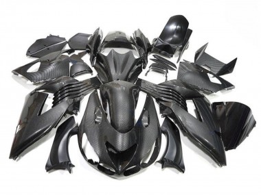 2006-2011 Kawasaki ZX14R ZZR1400 Motorcycle Fairings - Faux Carbon Fiber Canada Suppliers