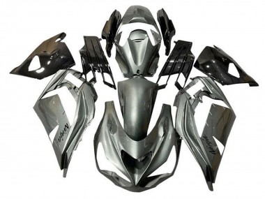 2012-2024 Kawasaki ZX14R ZZR1400 Motorcycle Fairings - Metallic Silver Black Canada Suppliers
