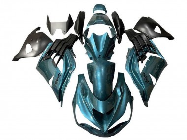 2012-2024 Kawasaki ZX14R ZZR1400 Motorcycle Fairings - Metallic Teal Blue Canada Suppliers