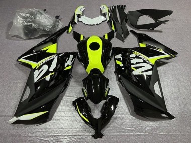2013-2024 Kawasaki EX300 Motorcycle Fairings - Glossy Black Neon Yellow White Canada Suppliers