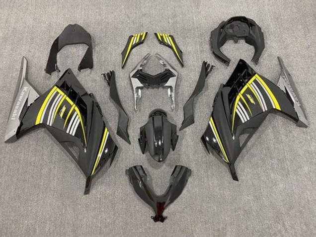 2013-2024 Kawasaki EX300 Motorcycle Fairings - Yellow Silver Glossy Black Matte Black Canada Suppliers