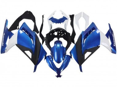 2013-2024 Kawasaki EX300 Motorcycle Fairings - White Blue Black Canada Suppliers