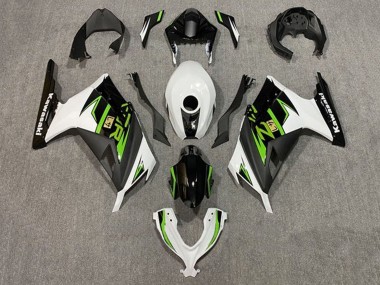 2013-2024 Kawasaki EX300 Motorcycle Fairings - White Green Black Canada Suppliers