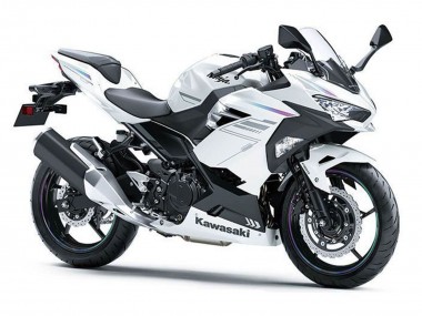 2018-2024 Kawasaki Ninja 400 Motorcycle Fairings - Pearl White Blizzard Canada Suppliers