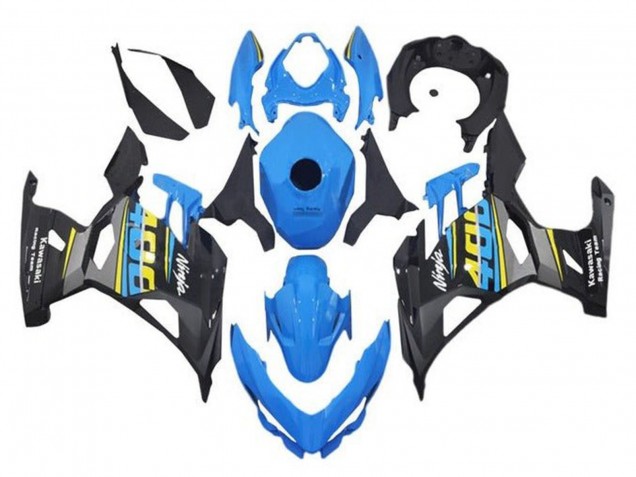 2018-2024 Kawasaki Ninja 400 Motorcycle Fairings - Blue Black Yellow Grey Canada Suppliers