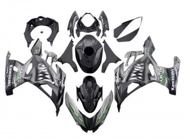 2018-2024 Kawasaki Ninja 400 Motorcycle Fairings - Nardo Grey Black Shark Canada Suppliers