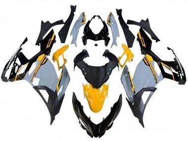 2018-2024 Kawasaki Ninja 400 Motorcycle Fairings - Nardo Grey Orange Black Canada Suppliers