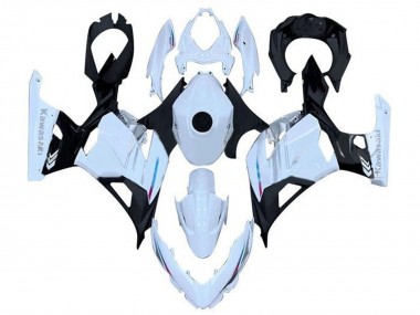 2018-2024 Kawasaki Ninja 400 Motorcycle Fairing - White Black Canada Suppliers