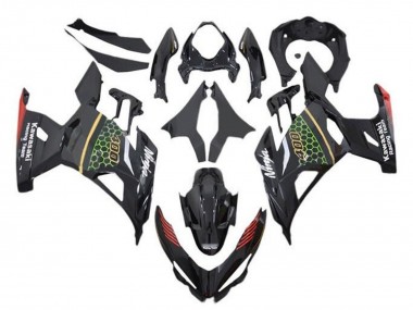 2018-2024 Kawasaki Ninja 400 Motorcycle Fairings - Black Green Red Yellow Honeycomb Canada Suppliers