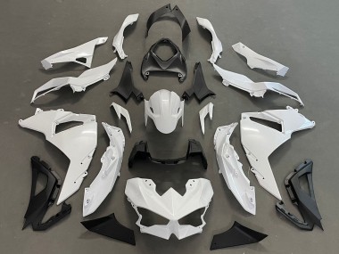 2024-2025 Kawasaki Ninja 500 EX500R Motorcycle Fairings - White Black Canada Suppliers