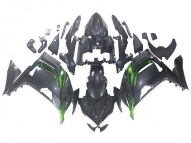 2020-2025 Kawasaki Ninja 650 EX650 Motorcycle Fairings - Faux Carbon Fiber Green Canada Suppliers