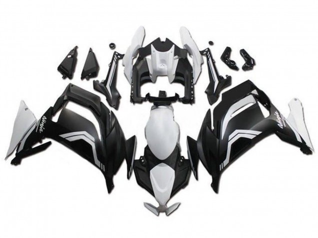 2020-2025 Kawasaki Ninja 650 EX650 Motorcycle Fairings - White Matte Black Canada Suppliers