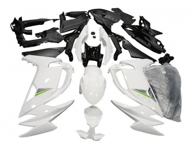 2020-2025 Kawasaki Ninja 650 EX650 Motorcycle Fairings - Glossy White Green Canada Suppliers