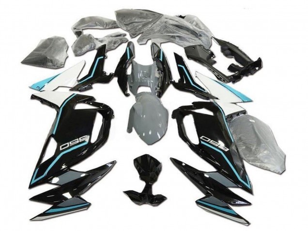 2020-2025 Kawasaki Ninja 650 EX650 Motorcycle Fairings - White Blue Glossy Black Canada Suppliers