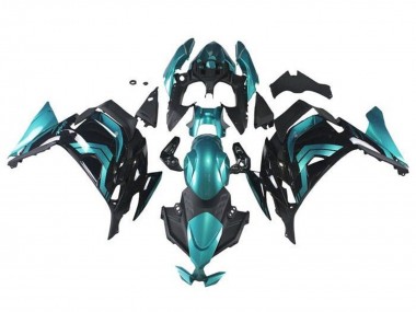 2020-2025 Kawasaki Ninja 650 EX650 Motorcycle Fairings - Teal Blue Black Canada Suppliers