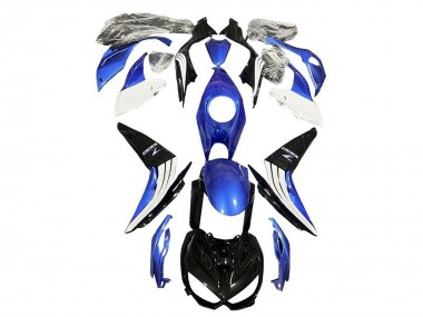 2014-2019 Kawasaki Z1000 Motorcycle Fairings - Blue White Glossy Black Canada Suppliers