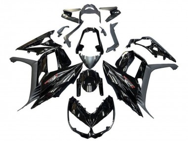 2010-2016 Kawasaki Z1000SX Motorcycle Fairings - Glossy Black Canada Suppliers