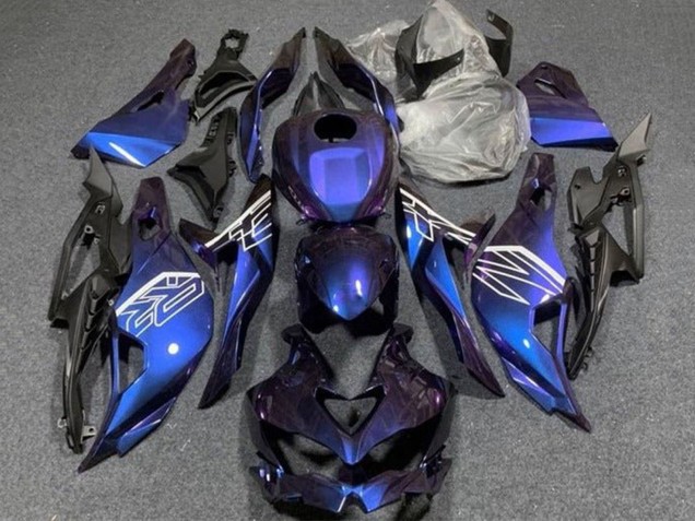2019-2025 Kawasaki ZX25R ZX-25R Motorcycle Fairings - Purple Blue Gradient Canada Suppliers