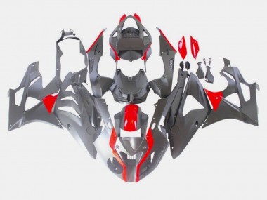 2009-2014 BMW S1000RR Bike Fairings - Red Matte Black Canada Suppliers