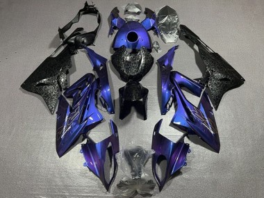 2015-2016 BMW S1000RR Motorcycle Fairings - Purple Faux Forged Carbon Fiber Canada Suppliers