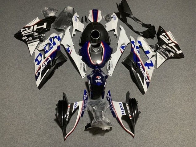 2015-2016 BMW S1000RR Motorcycle Fairings - White Blue Black Tyco Canada Suppliers