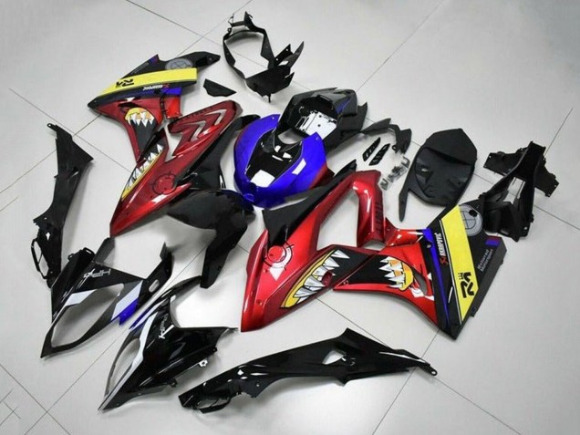 2015-2016 BMW S1000RR Motorcycle Fairings - Blue Red Yellow Black Shark Canada Suppliers