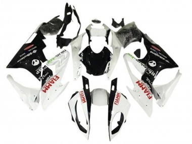 2015-2016 BMW S1000RR Motorcycle Fairings - Pearl White Black Fiamm Canada Suppliers