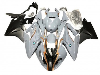 2015-2016 BMW S1000RR Motorcycle Fairings - Nardo Grey Gold Matte Black Canada Suppliers