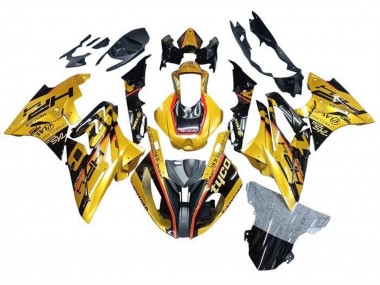 2015-2016 BMW S1000RR Motorcycle Fairings - Gold Black Tyco Canada Suppliers