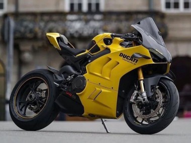 2022-2024 Ducati Panigale V4 V4S Motorcycle Fairings - Yellow Black Canada Suppliers