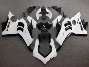 2020-2021 Ducati Panigale V4 V4S Motorcycle Fairings - Glossy White Glossy Black Canada Suppliers