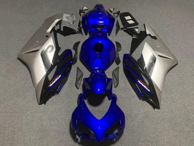 2004-2005 Honda CBR1000RR Motorcycle Fairings - Silver Dark Blue Canada Suppliers