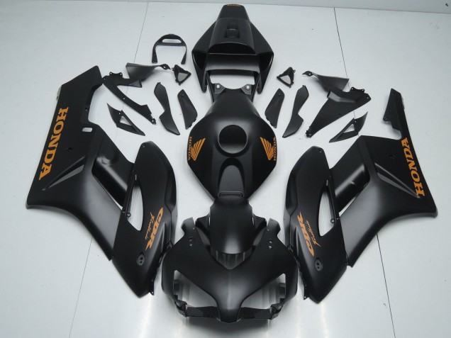 2004-2005 Honda CBR1000RR Motorcycle Fairings - Matte Black Orange Decals Canada Suppliers