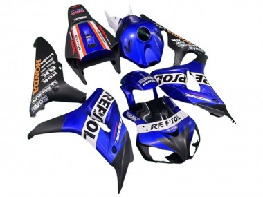 2006-2007 Honda CBR1000RR Motorcycle Fairings - Blue White Red Matte Black Repsol Canada Suppliers