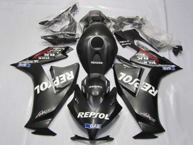 2012-2016 Honda CBR1000RR Motorcycle Fairings - Matte Black White Repsol Canada Suppliers