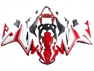 2016-2018 Honda CBR500R Motorcycle Fairings - White Red Canada Suppliers